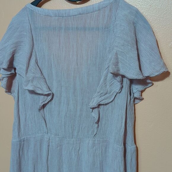 Soft Surroundings Italian Dreams Mauve Blush Pink Romantic Maxi Dress M - Picture 8 of 8